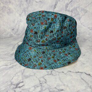 Floppy Tops Blue Camping Bucket Hat Kids Baby One Size Outdoors Sun